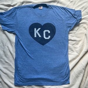 Charlie Hustle KC Heart T-Shirt Size Medium